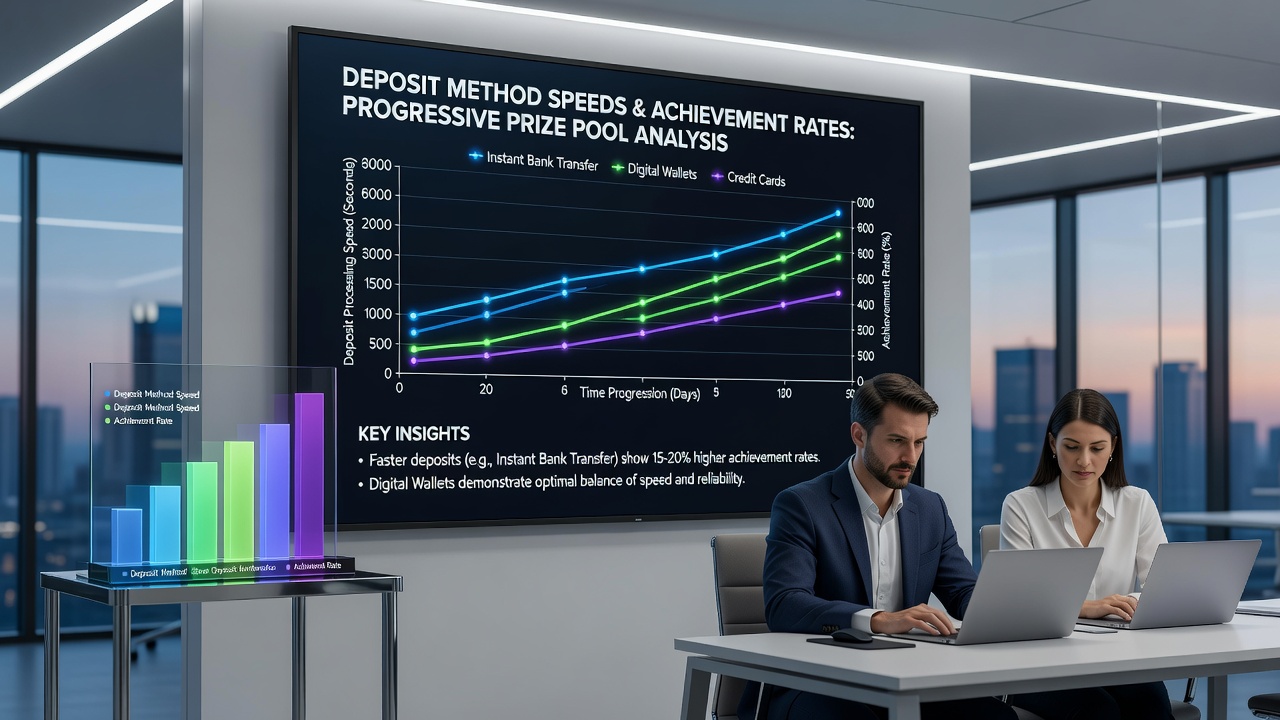 Comparison graph of achievement rates by payment speed in progressive slot and roulette pools