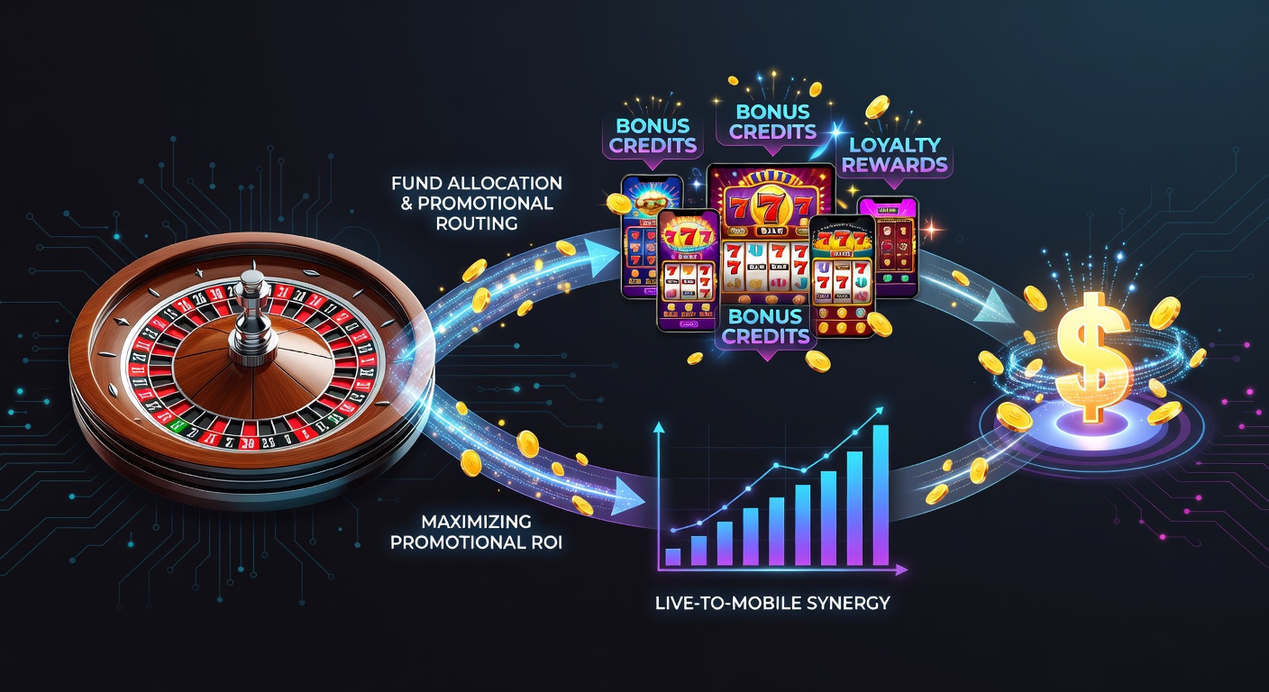 Casino players transferring funds between live roulette tables and mobile slot interfaces during promotional periods