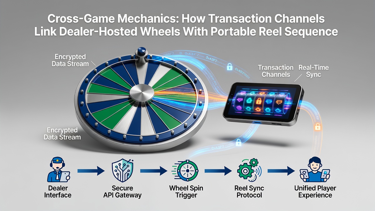 Illustration of promotional incentive flow between live roulette and mobile slot games