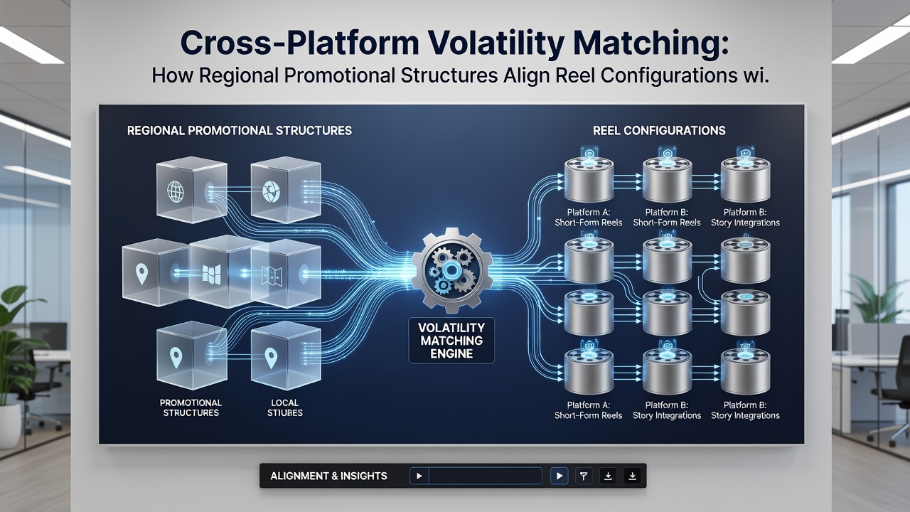 Regional promotional structure flowchart illustrating reel and table game synchronization