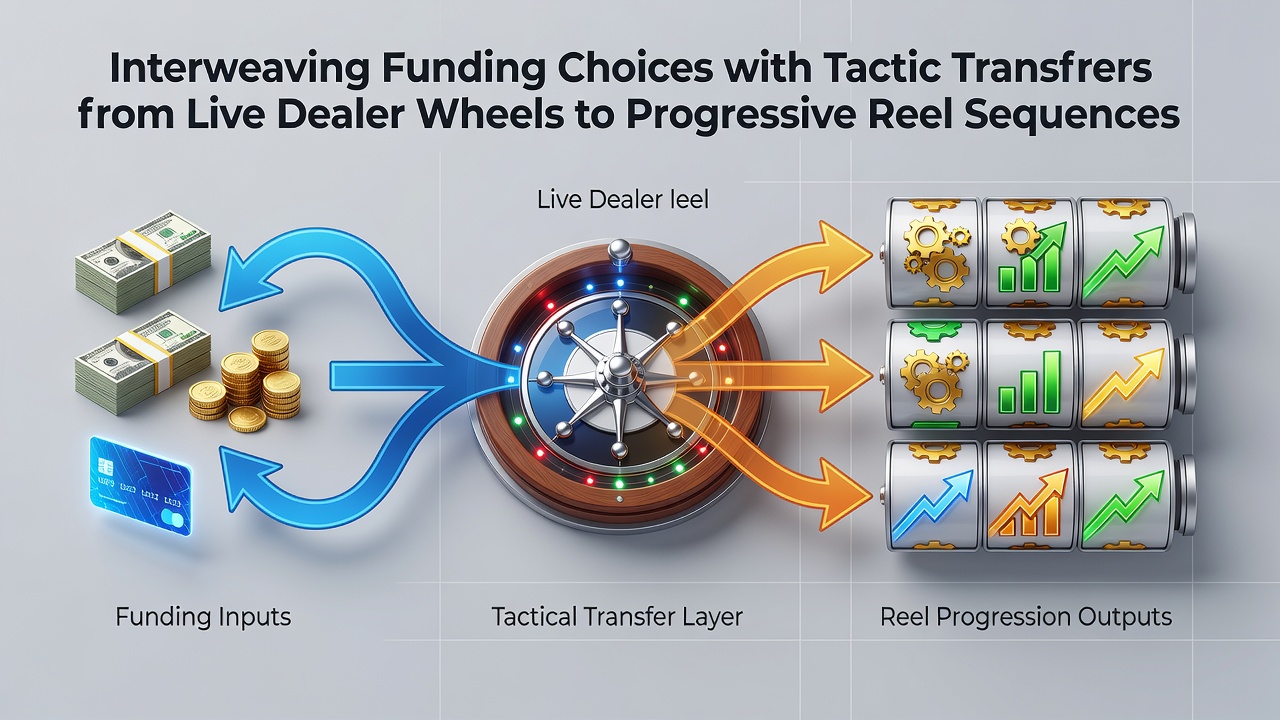 Flowchart illustrating how deposit methods link roulette bonus triggers to progressive slot sequences
