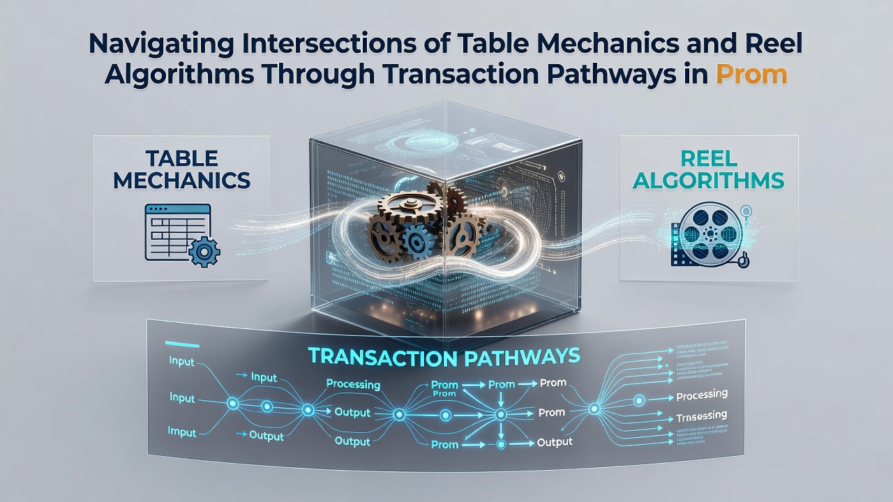 Abstract visualization of transaction pathways linking roulette tables to slot reels in a mobile app interface