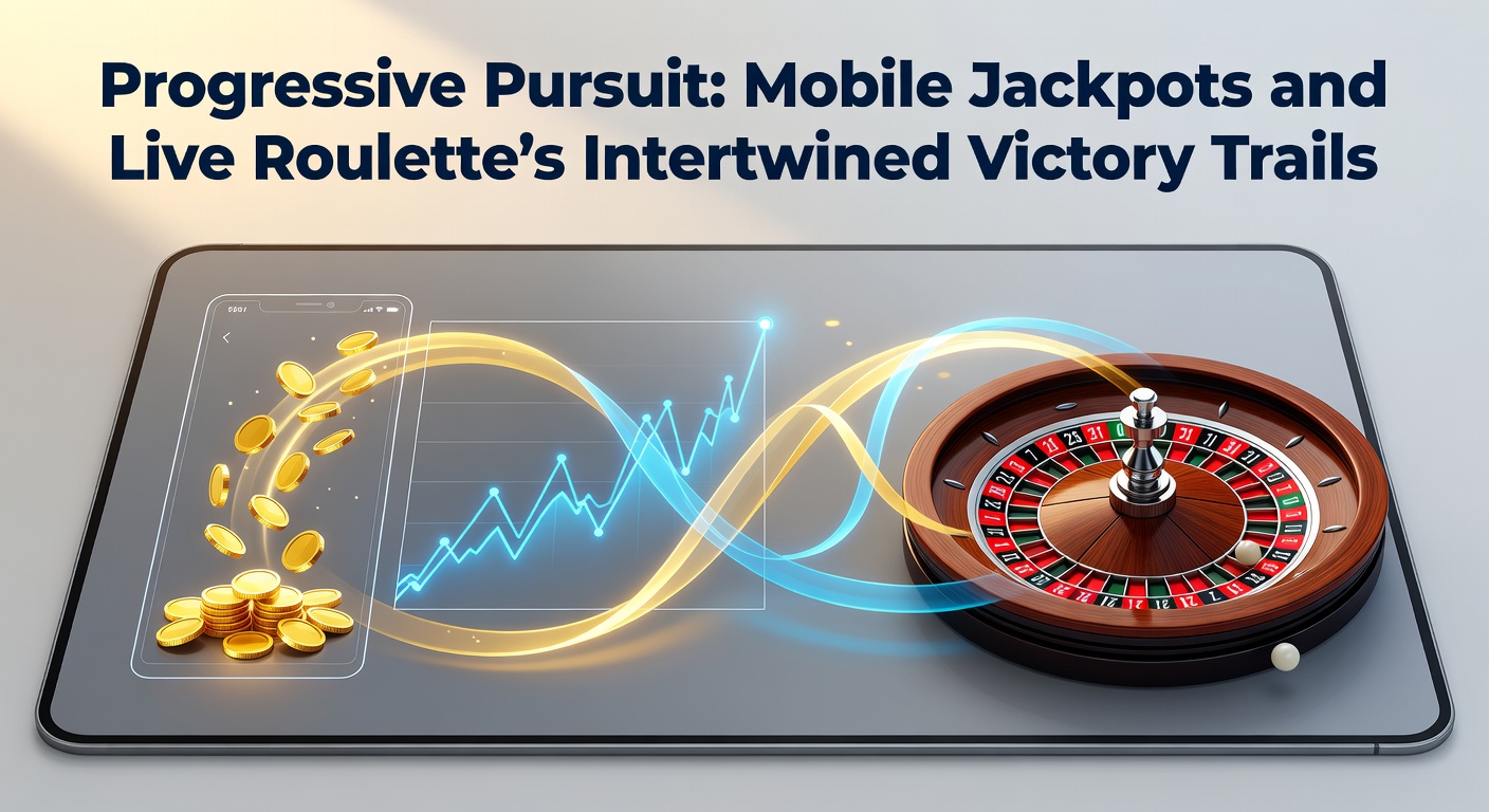Vibrant mobile screen displaying a progressive jackpot meter climbing alongside a live roulette wheel in action