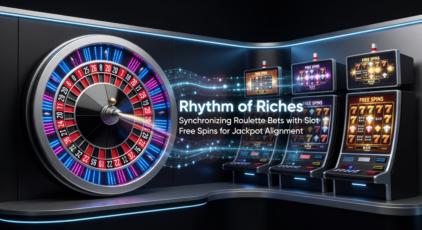 Vibrant casino scene showing roulette wheel spinning alongside colorful slot reels activating free spins, symbolizing synchronized betting action