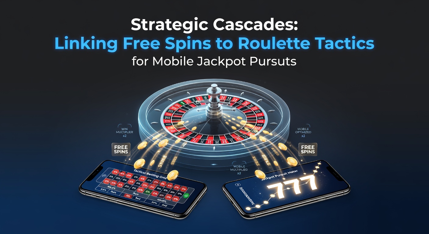 Mobile casino screen showing roulette wheel spinning alongside slot reels with free spin bonuses activating, highlighting jackpot pursuits