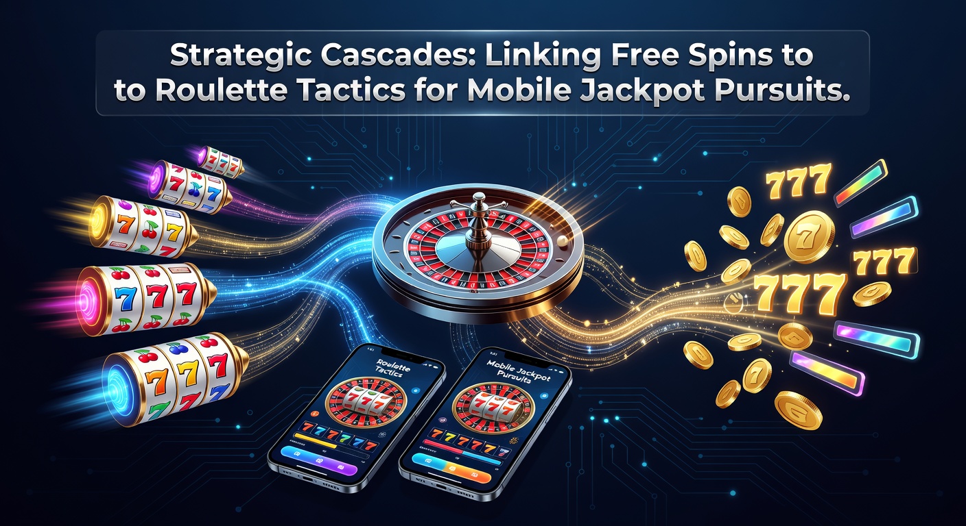 Close-up of a mobile progressive jackpot meter climbing as roulette chips stack next to exploding free spin symbols on slot reels