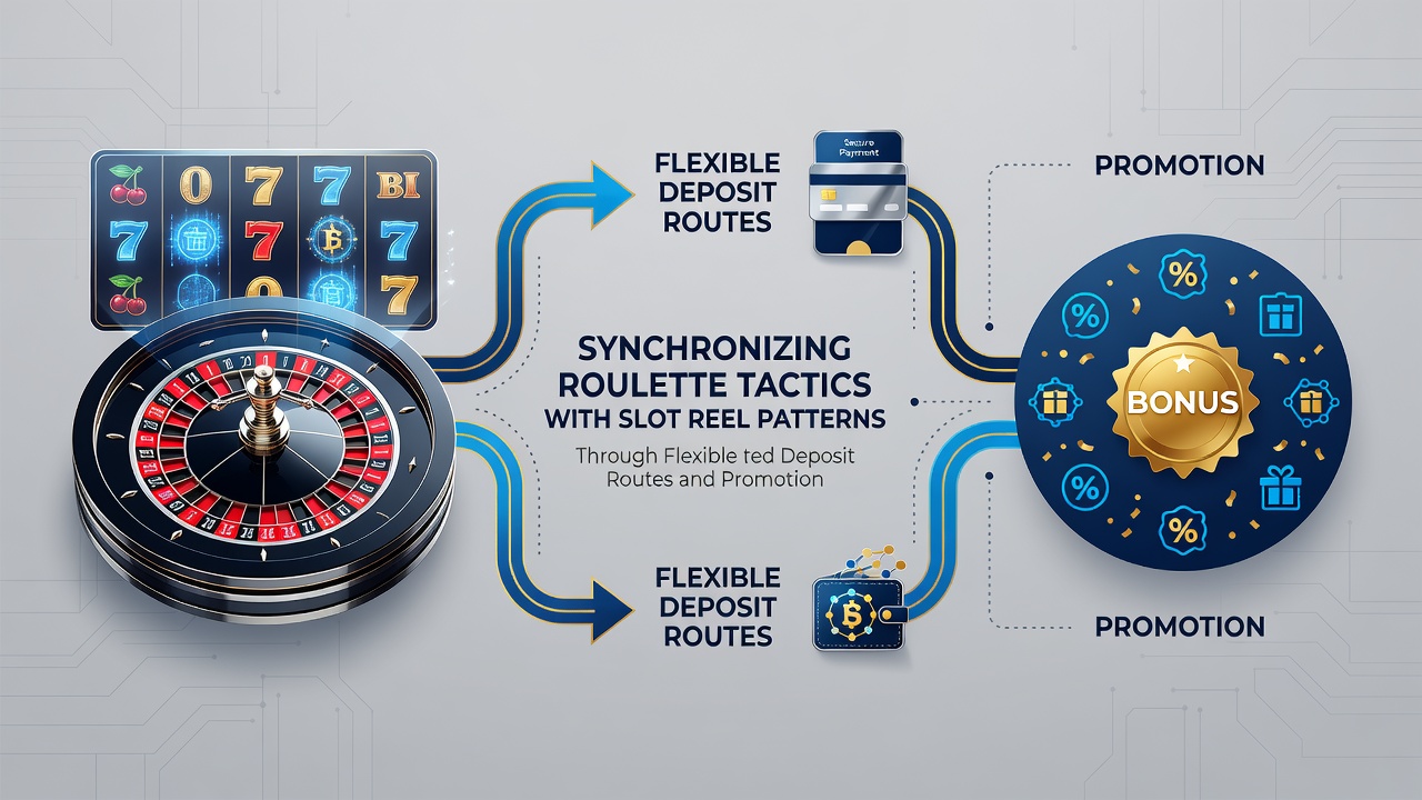 Mobile interface showing deposit options layered over roulette and slot game screens