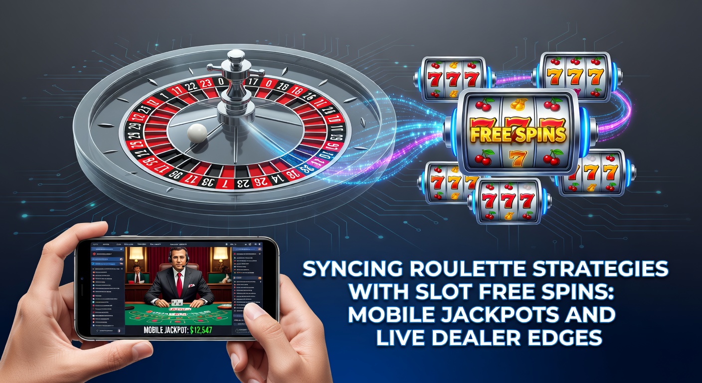 Dynamic digital display showing roulette wheel spinning alongside glowing slot reels with free spin bonuses activating on a mobile screen