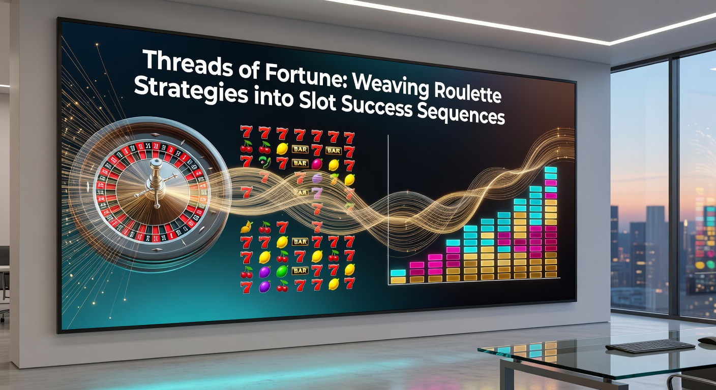 Vibrant casino scene showing roulette wheel and slot reels intertwined, symbolizing strategic fusion in gaming sequences
