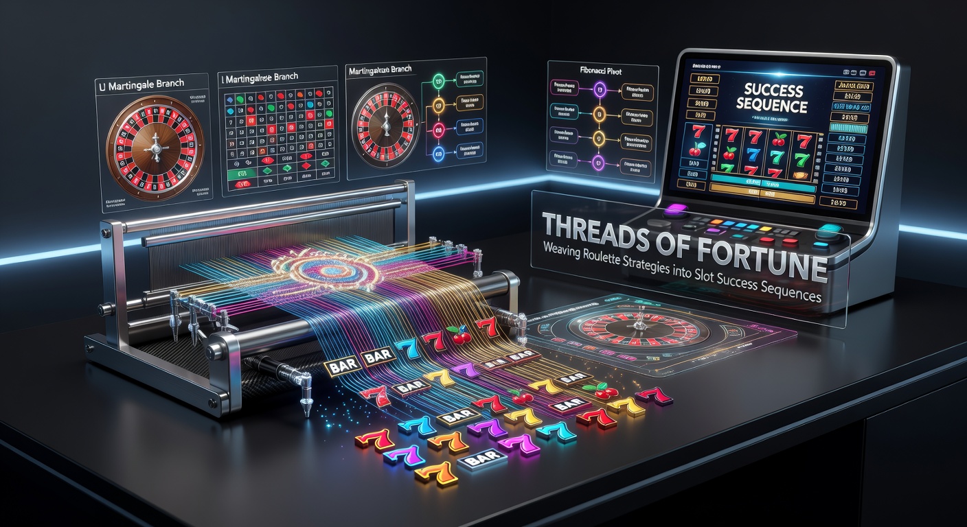 Close-up of slot machine screen displaying a winning sequence intertwined with roulette betting chips, illustrating strategy adaptation