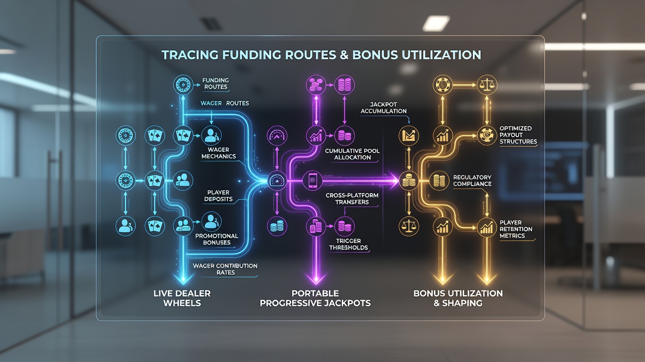 Infographic illustrating how different deposit methods affect bonus credits and jackpot contributions in mobile progressive games