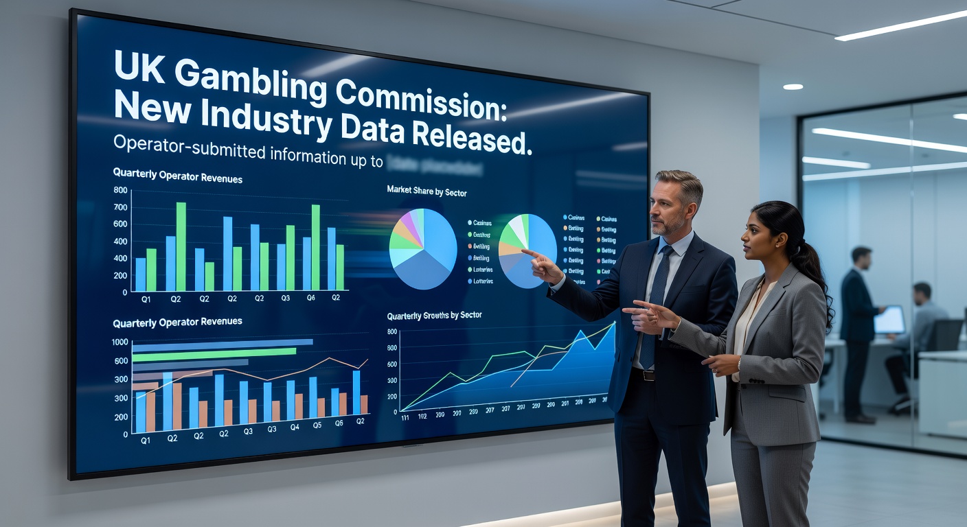 Dynamic chart overlay on slot machine interface displaying rising player accounts and session metrics in UK online gambling