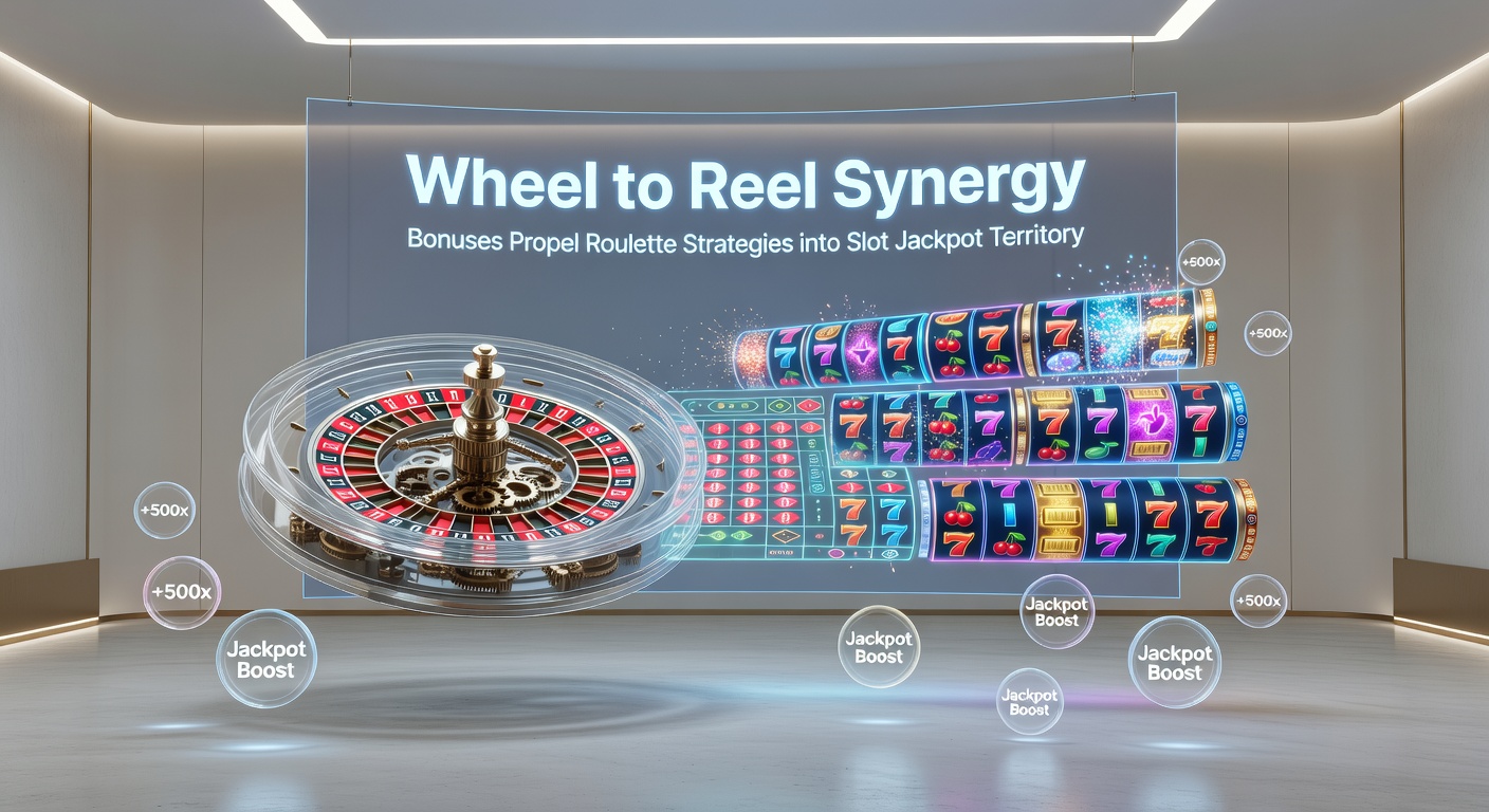 Close-up of a bonus wheel overlay on slot reels, showing jackpot meters filling as roulette numbers align with reel symbols